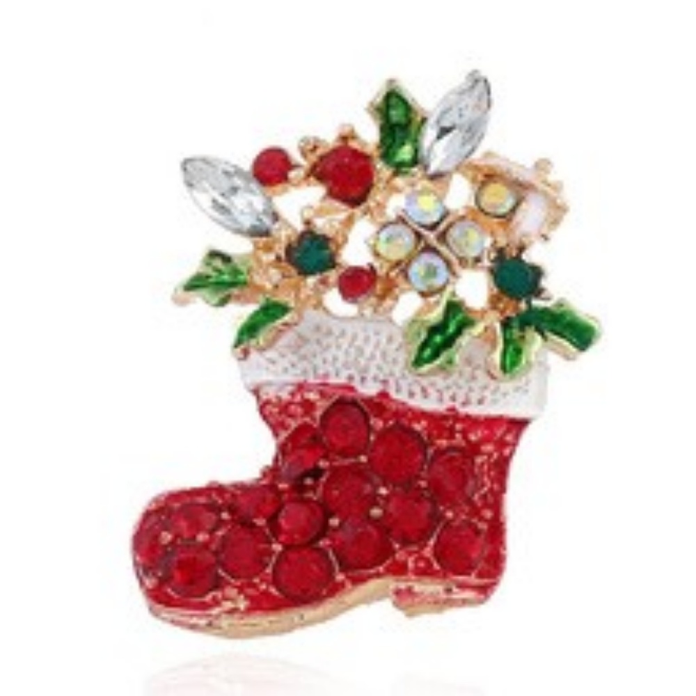 3 for $20 🛍 Christmas stocking brooch